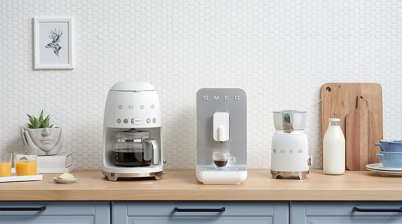 Smeg 50’s Style Drip Filter Coffee Machine DCF02WHEU White