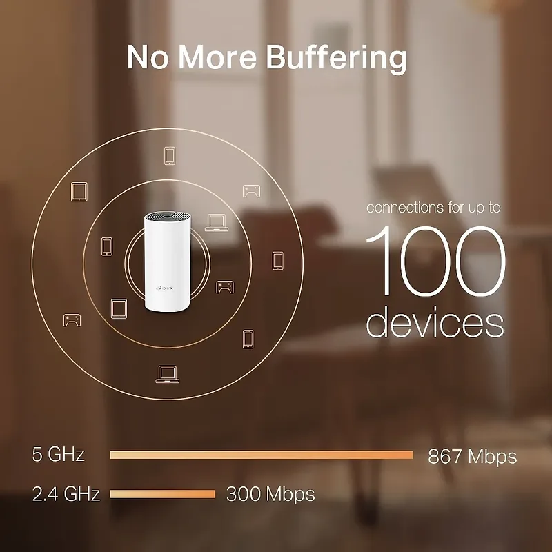 TP-LINK Deco M4 WiFi -võrguvõrk, 3 komplekti