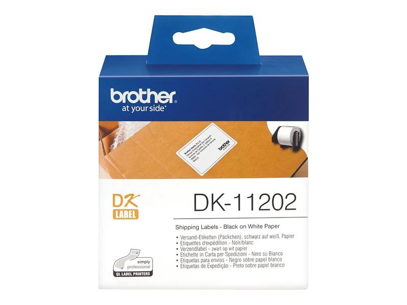 Brother, DK-11202 Shipping Labels, White, DK, 62mm x 100mm