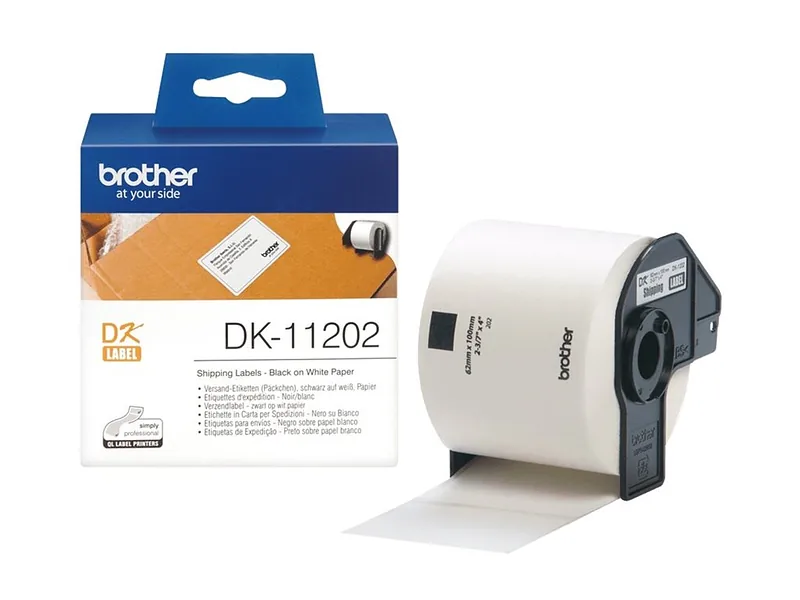Brother, DK-11202 Shipping Labels, White, DK, 62mm x 100mm