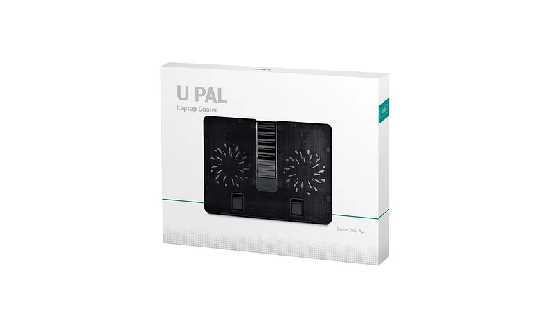 DeepCool U PAL jahutusalus sülearvutile 39,6 cm (15.6″) 1000 RPM Must