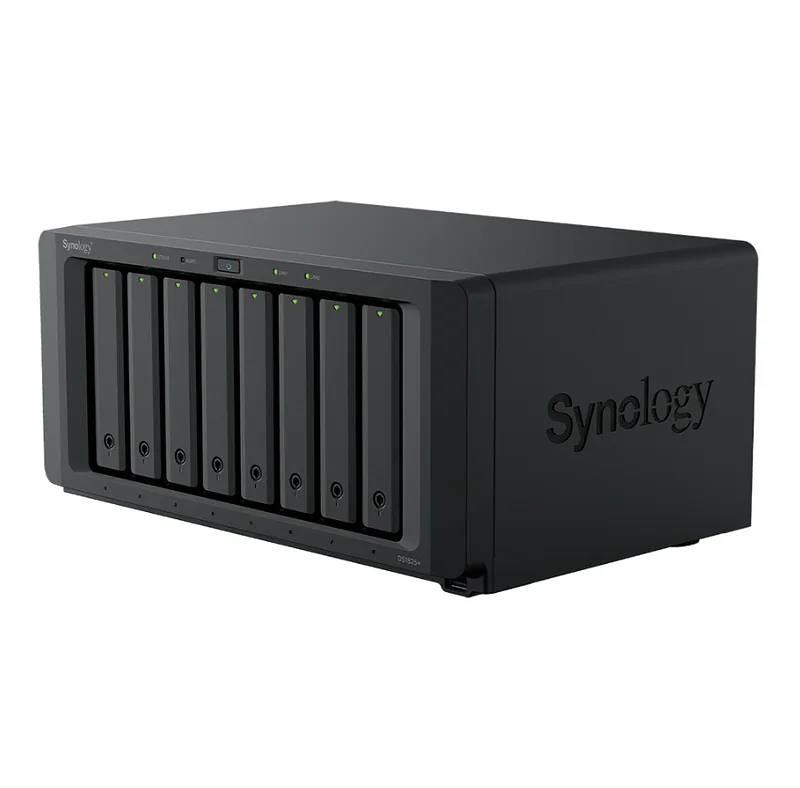 Synology DiskStation, DS1825+, AMD Ryzen, V1500B, 8 GB, DDR4, Black