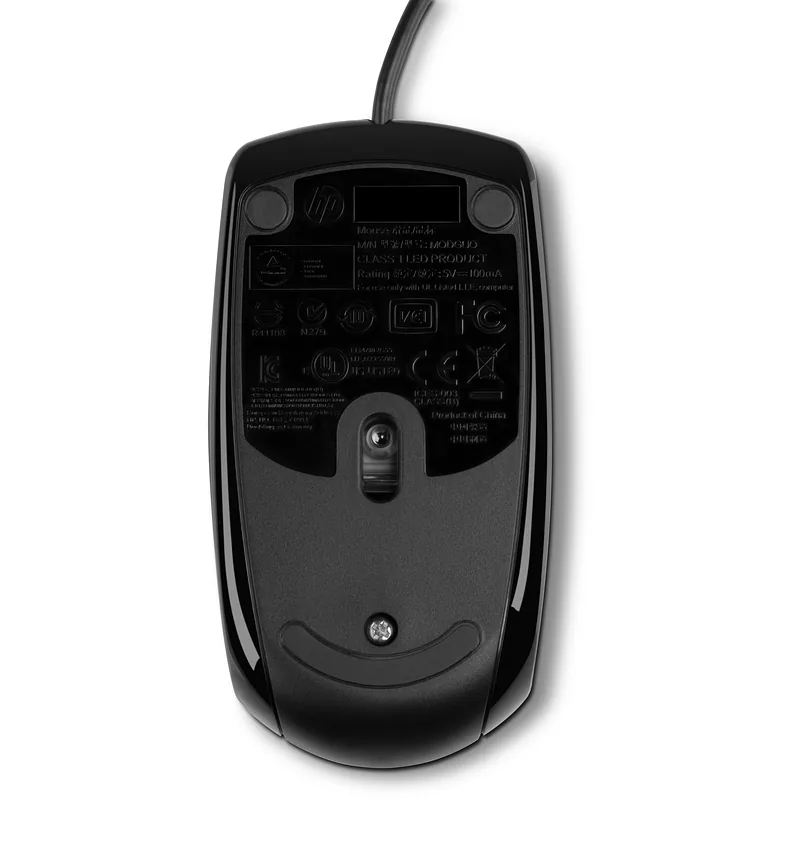HP X500 Wired Mouse hiir Kontor USB tüüp A Optiline