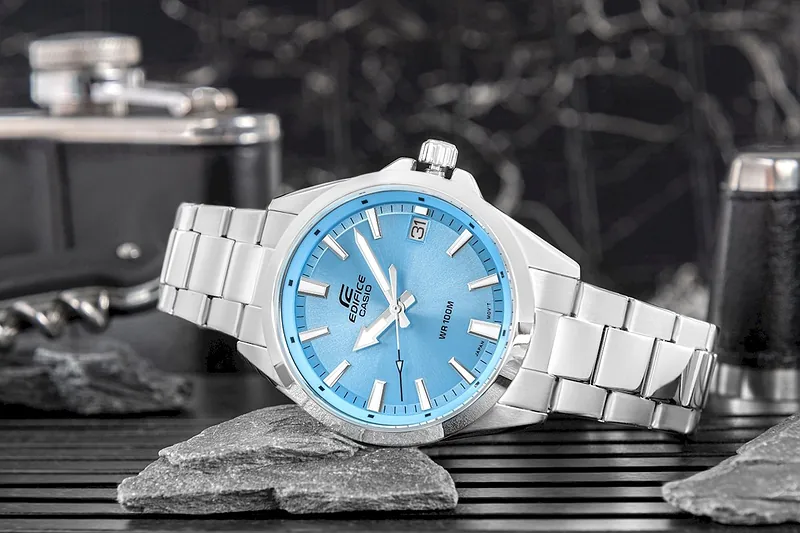 CASIO Edifice EFV-100D-2BVUEF Men’s Watch 10 BAR / silver