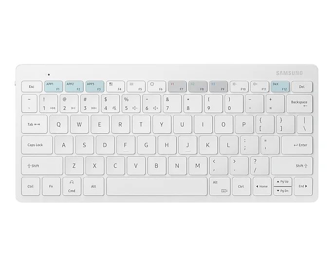 Samsung EJ-B3400UWEGEU mobiilseadme klaviatuur Bluetooth Valge