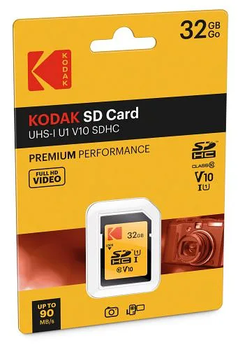 Kodak SDHC 32GB UHS1 U1 V10 Premium
