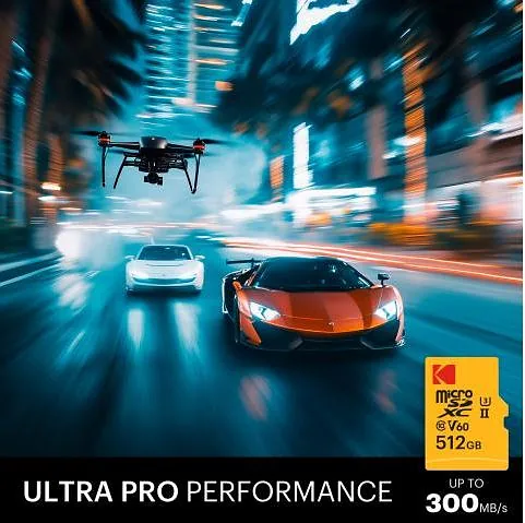 Kodak MicroSDXC 256GB UHS-II U3 A1 V60 Ultra Pro