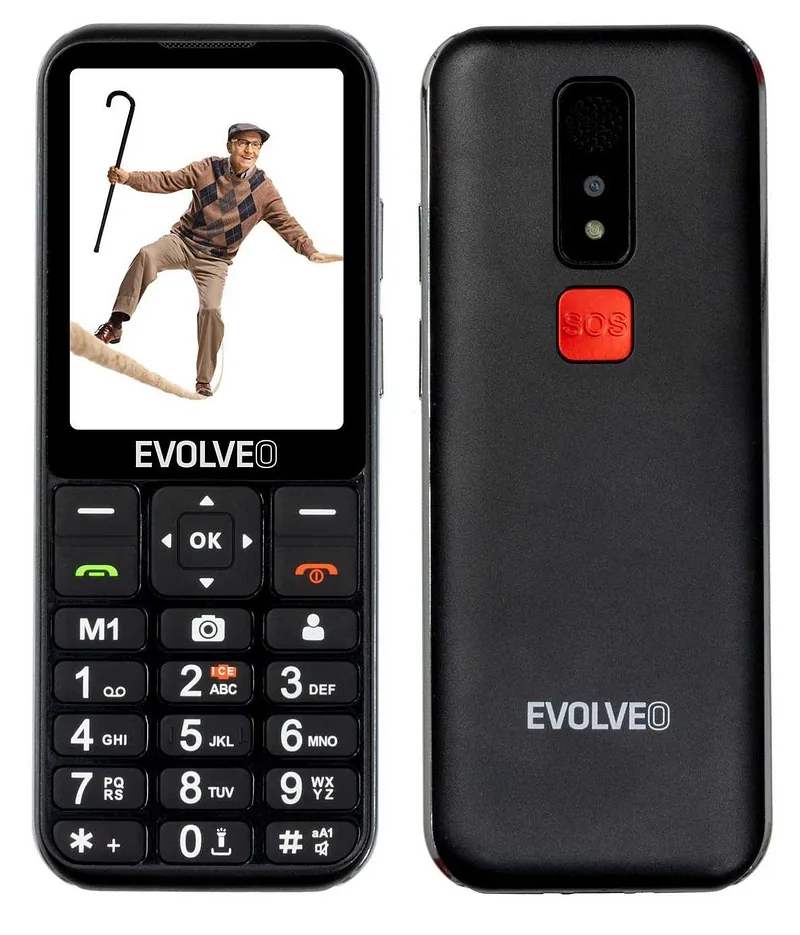 Evolveo EasyPhone LT Black