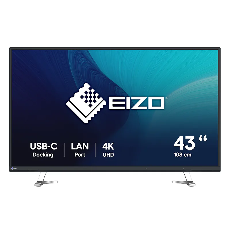 EIZO FlexScan EV4340X-BK PC lamekuvar 108 cm (42.5") 3840 x 2160 pikslit 4K Ultra HD LCD Must