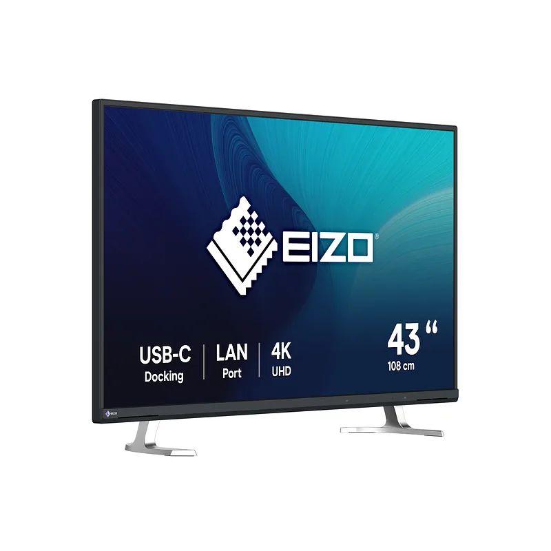 EIZO FlexScan EV4340X-BK PC lamekuvar 108 cm (42.5″) 3840 x 2160 pikslit 4K Ultra HD LCD Must