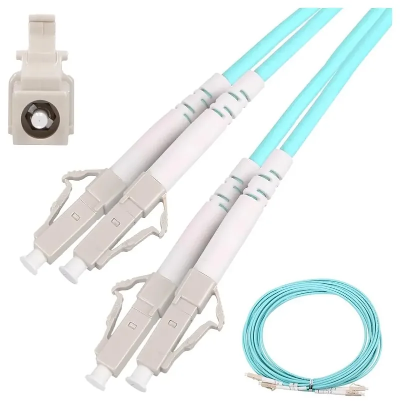 Extralink LC/UPC-LC/UPC | Wielomodowy, OM3, Duplex, 3mm, 2m