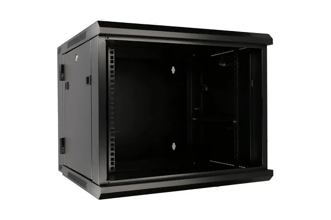 Extralink EX.12943- 9U 600×600 AZH Czarna | Szafa rack | montowana na ścianie, dwusekcyjna