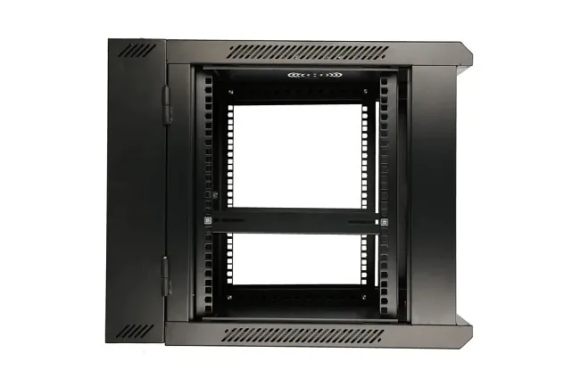 Extralink EX.12943- 9U 600×600 AZH Czarna | Szafa rack | montowana na ścianie, dwusekcyjna