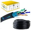 Extralink CAT5E FTP (F/UTP) Zewnętrzny żelowany | Kabel sieciowy skrętka | 305M