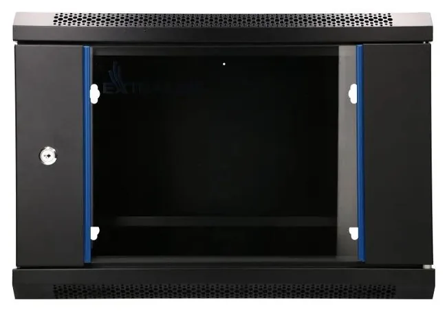 Extralink Lite 6U 530X400 Wall-Mounted Rackmount Cabinet Black