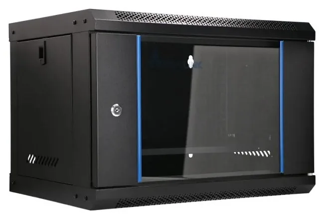 Extralink Lite 6U 530X400 Wall-Mounted Rackmount Cabinet Black