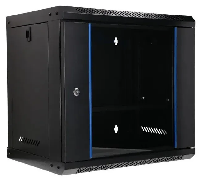 Extralink Lite 9U 530X400 Wall-Mounted Rackmount Cabinet Black