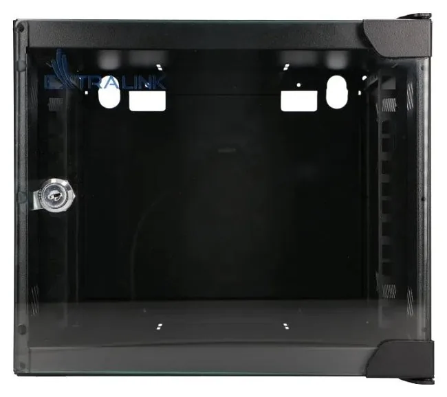 Extralink Lite 4U 10” 280X310 Wall-Mounted Rackmount Cabinet Black