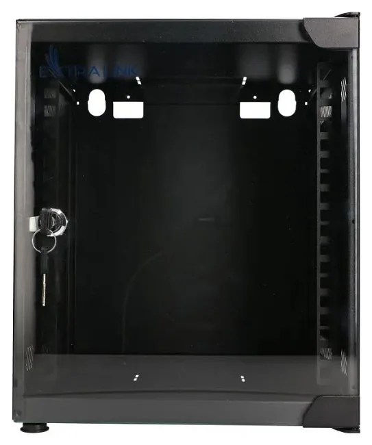 Extralink Lite 6U 10” 280X310 Wall-Mounted Rackmount Cabinet Black