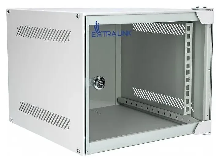 Extralink Lite 4U 10'' 280X310 Wall-Mounted Rackmount Cabinet Gray