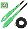 Extralink SC/APC-SC/APC Płaski | wiszący, jednomodowy, Simplex, G.657A2, 150m