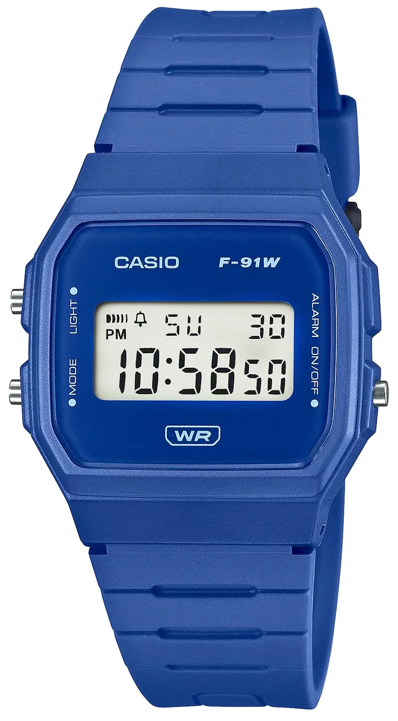 CASIO Unisex Watch F-91WB-2A1EF / blue