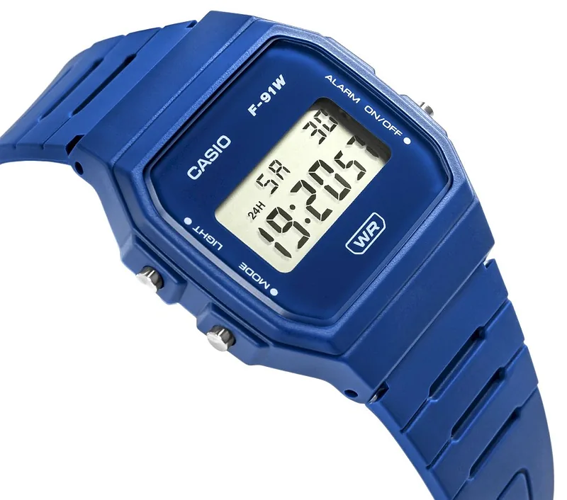 CASIO Unisex Watch F-91WB-2A1EF / blue
