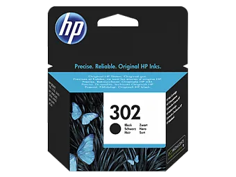 HP 302 Black Original Ink Cartridge tindikassett 1 tk Standard Must