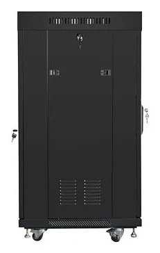 Lanberg FF01-6622-12BL rack cabinet 22U Freestanding rack Black
