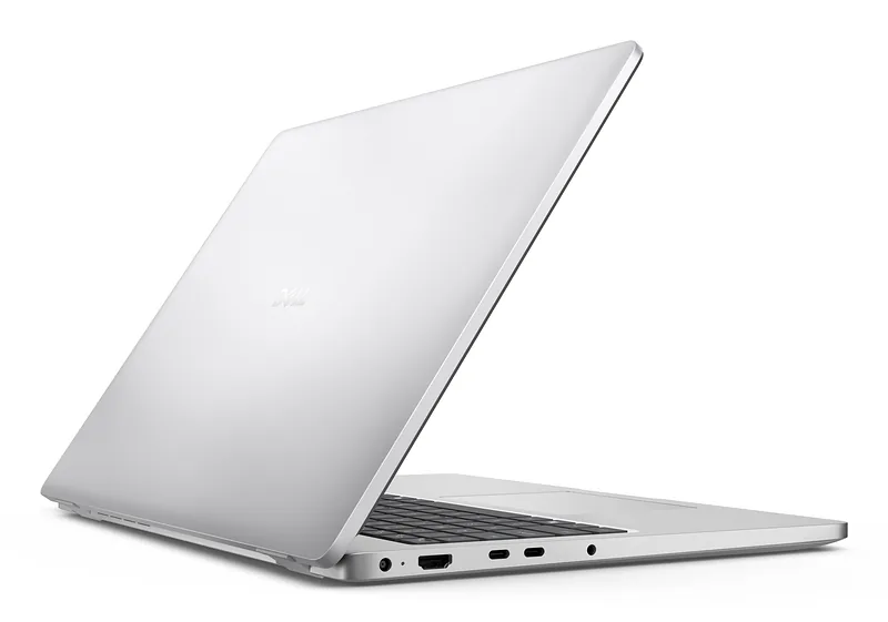 DELL Pro 16 PC16250 Intel Core Ultra 5 235U Sülearvuti 40,6 cm (16″) Full HD+ 16 GB DDR5-SDRAM 512 GB SSD Wi-Fi 6E (802.11ax) Windows 11 Pro Saksa keel Plaatina, Hõbe