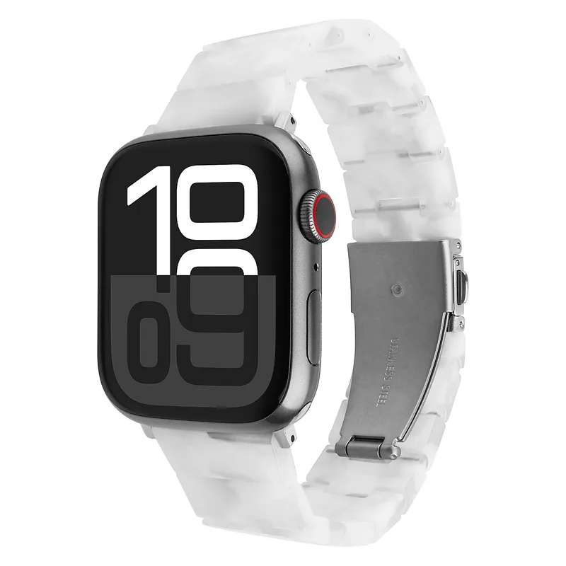 Fixed, Resin Strap for Apple Watch 38/40/41mm, Cloud White, Epoxy resin