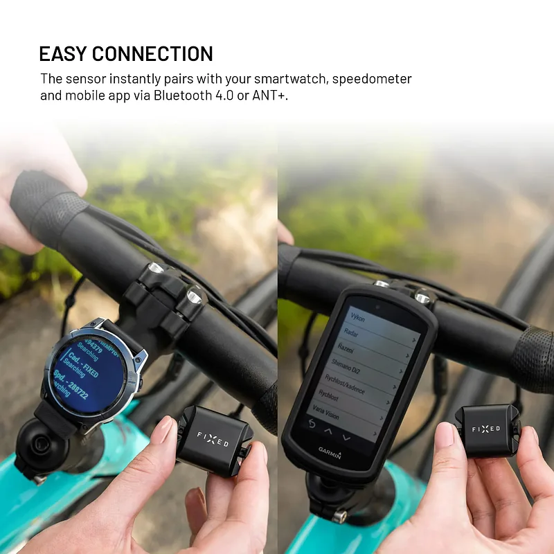 Fixed, Cadence/Speed Sensor Spin, Bluetooth, Black