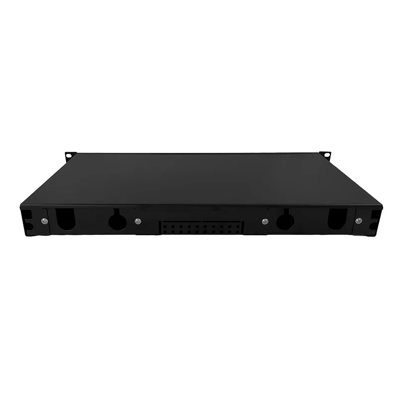 Alantec 12xSC simplex / 12xLC duplex 19″ 1U telescopic fibre optic patch panel with mounting accessories