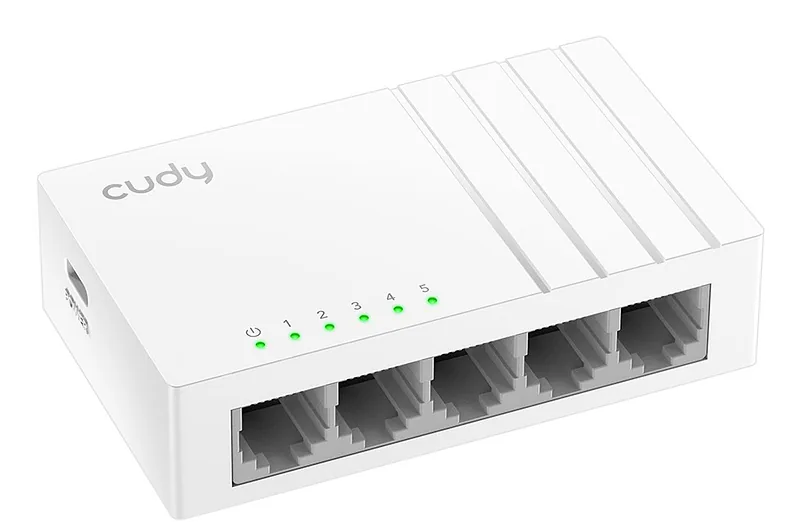 Cudy FS105D network switch Fast Ethernet (10/100) White