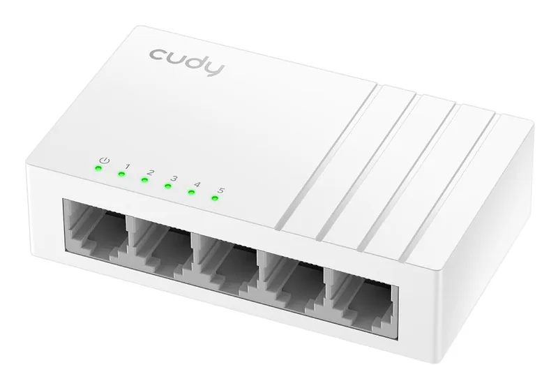 Cudy FS105D network switch Fast Ethernet (10/100) White