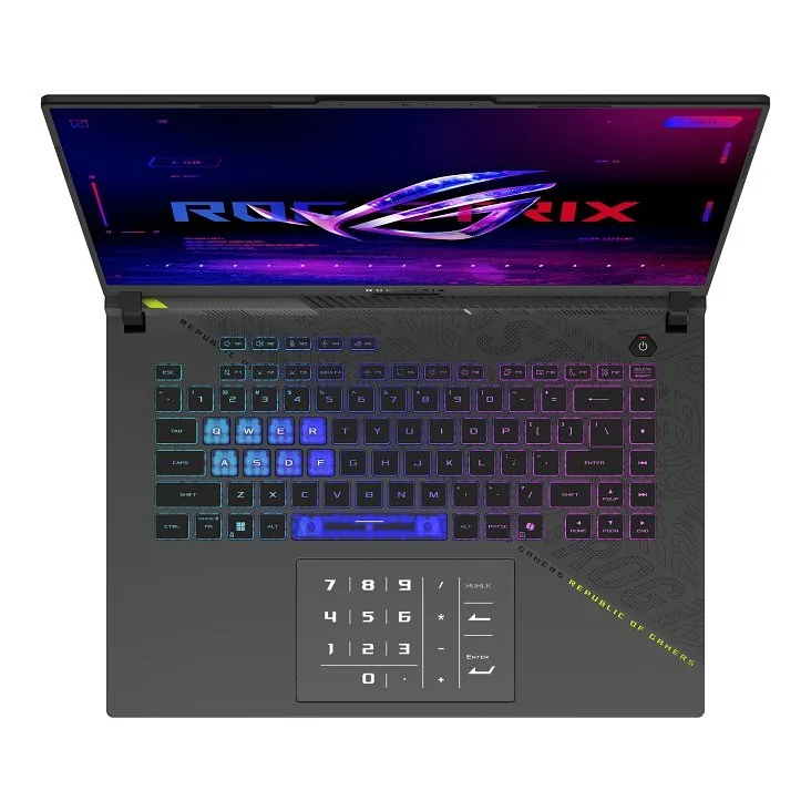 ASUS ROG Strix G614PR-R9161 Ryzen 9 8940HX 16.0″ FHD+ 165Hz IPS-level 300nits AG 16GB DDR5-5200 SSD1TB GeForce RTX 5070 Ti 12GB WLAN+BT LAN Cam1080p 90WHrs NoOS Eclipse Grey