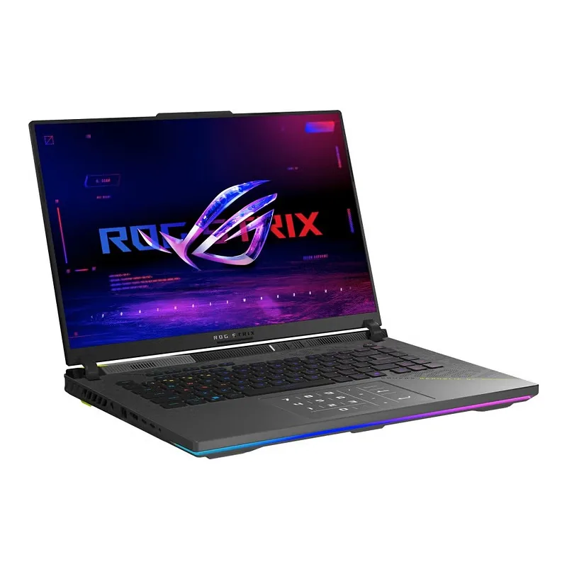 ASUS ROG Strix G16 G614PR-R9161W AMD Ryzen™ 9 8940HX Sülearvuti 40,6 cm (16″) WUXGA 16 GB DDR5-SDRAM 1 TB SSD NVIDIA GeForce RTX 5070 Ti Laptop GPU Wi-Fi 6E (802.11ax) Windows 11 Home Hall