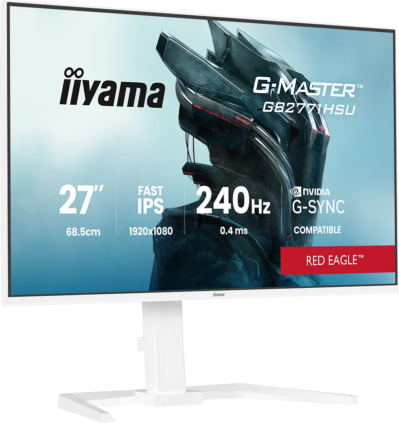iiyama G-MASTER GB2771HSU-W1 PC lamekuvar 68,6 cm (27") 1920 x 1080 pikslit Full HD LCD Valge