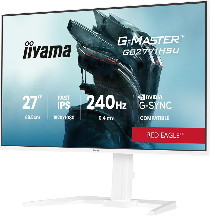 iiyama G-MASTER GB2771HSU-W1 PC lamekuvar 68,6 cm (27″) 1920 x 1080 pikslit Full HD LCD Valge