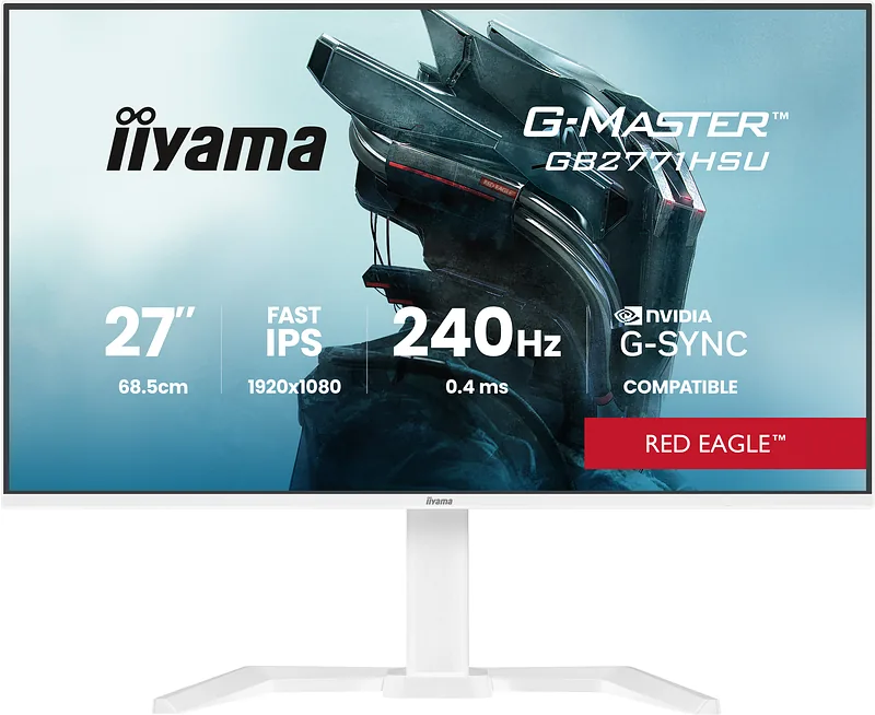 iiyama G-MASTER GB2771HSU-W1 PC lamekuvar 68,6 cm (27″) 1920 x 1080 pikslit Full HD LCD Valge