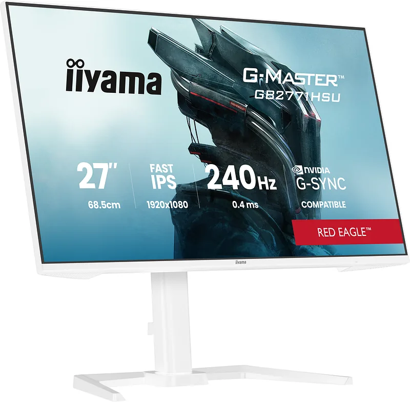 iiyama G-MASTER GB2771HSU-W1 PC lamekuvar 68,6 cm (27″) 1920 x 1080 pikslit Full HD LCD Valge