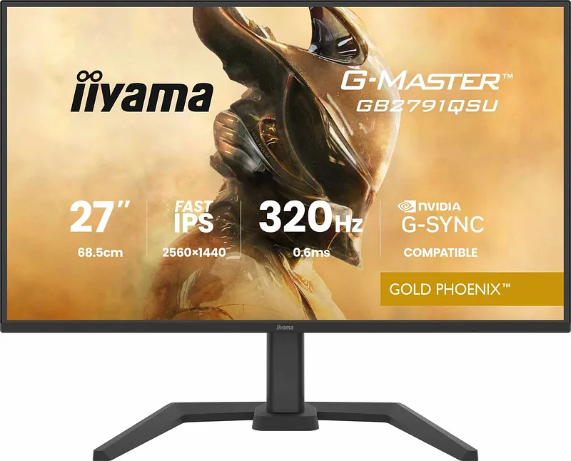 iiyama G-MASTER GB2791QSU-B1 PC lamekuvar 68,6 cm (27″) 2560 x 1440 pikslit Wide Quad HD Must