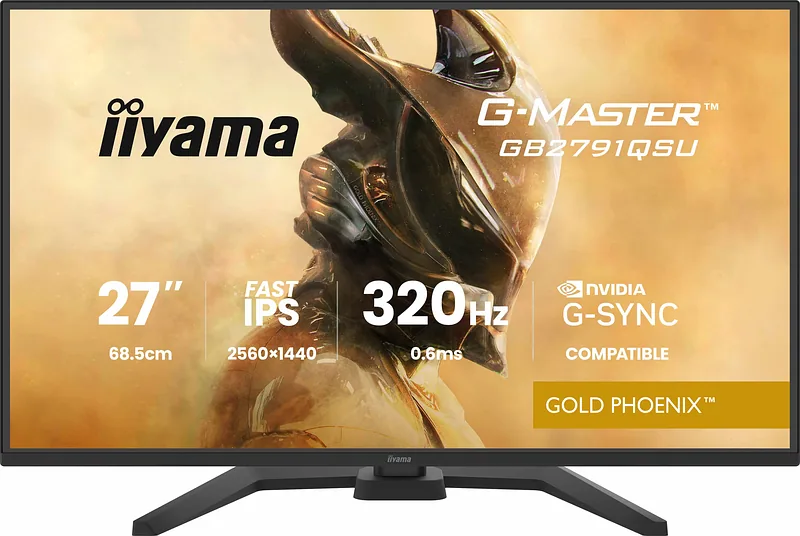 iiyama G-MASTER GB2791QSU-B1 PC lamekuvar 68,6 cm (27″) 2560 x 1440 pikslit Wide Quad HD Must