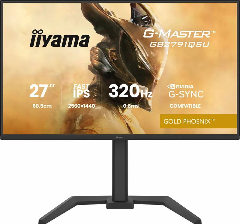 iiyama G-MASTER GB2791QSU-B1 PC lamekuvar 68,6 cm (27″) 2560 x 1440 pikslit Wide Quad HD Must