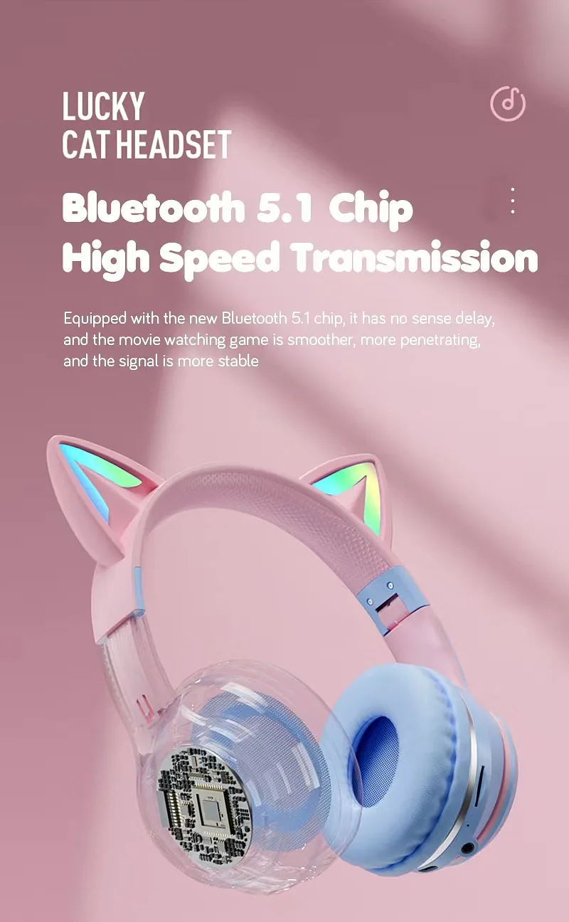 Goodbuy Strange Eyes juhtmevabad kõrvaklapid lastele, bluetooth 5.1 must