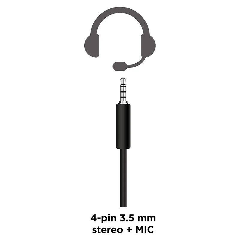 gembird Gaming-Headset Lautstärkereg, blau-schwarz, 3,5 mm