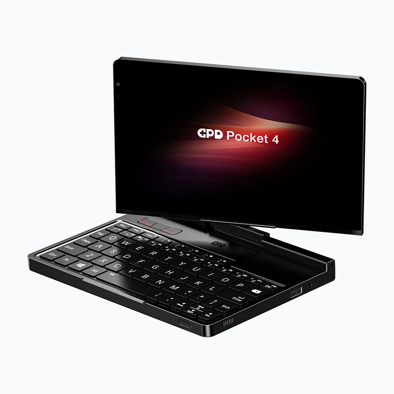 GPD Pocket 4 Ryzen 7 8840U/8″ WQXGA (2560×1600) Touchscreen 144Hz IPS/x360/LAN/16GB/SSD 1TB/BT/BLKB/FPR/x360/Radeon 780M 3GB/Win 11 Graphite