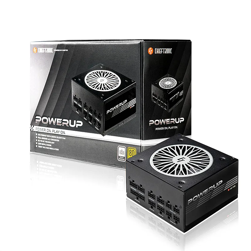 Chieftec PowerUp Chieftronic toiteallika komponent 650 W 20+4 pin ATX ATX Must