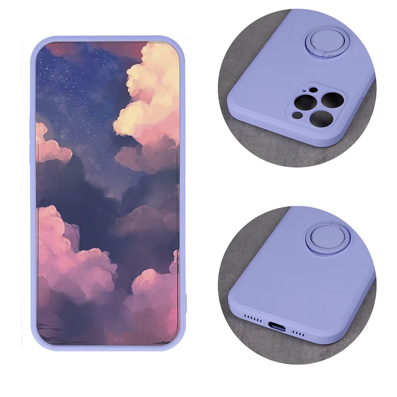 HQ Finger Grip Case for iPhone 12 6,1 Purple