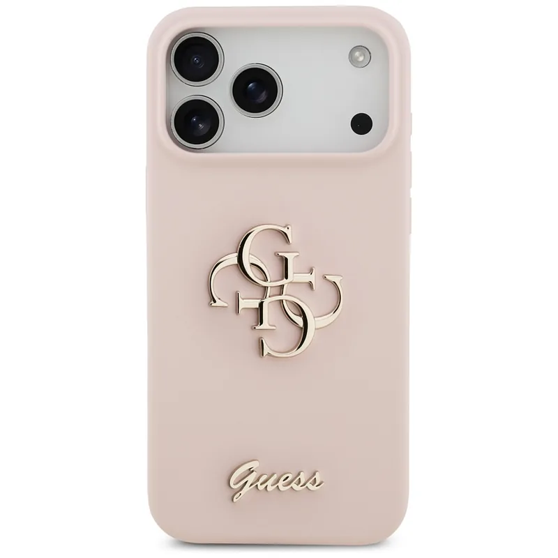 Silikoonist suur 4G skriptikate iPhone 17 Pro Maxi jaoks roosa